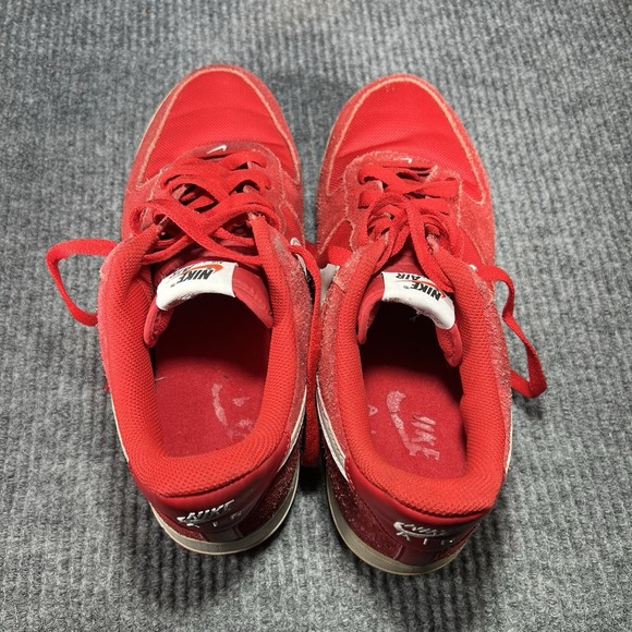 Nike Air Force‎ 1 Low Men's Size 10.5 Basketball Shoes Game Red White 820266-601 - Picture 11 of 12
